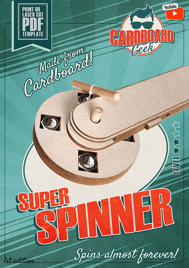 DIY Cardboard Spinning Top - The Super Spinner